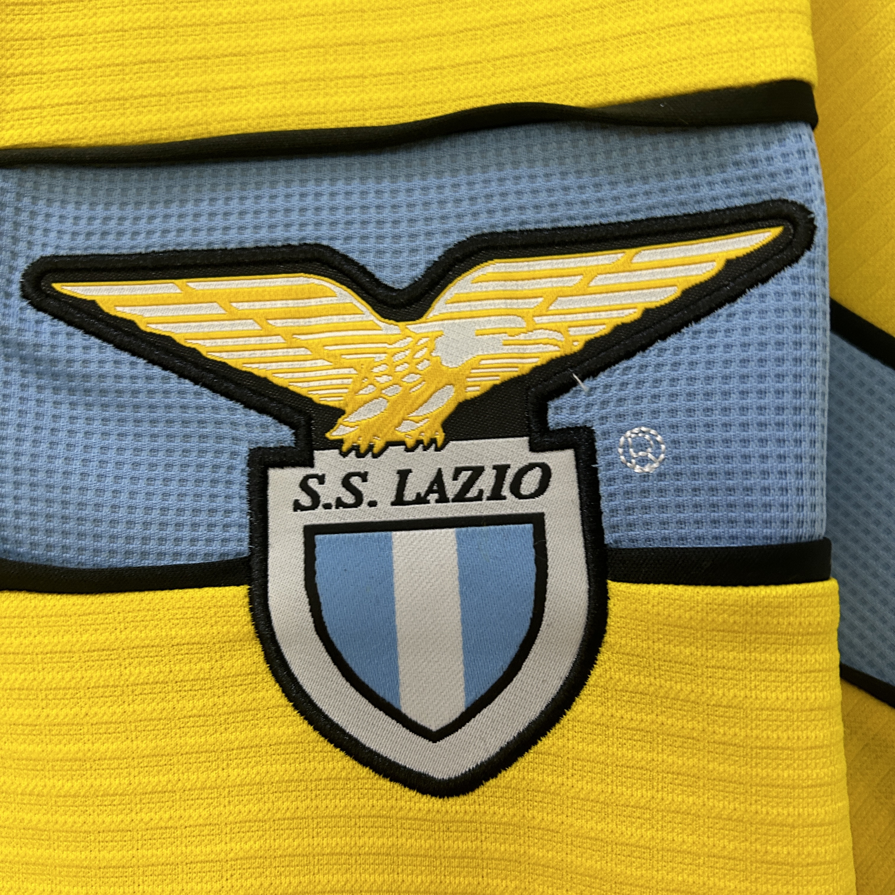 Retro 1998/99 Lazio Yellow Kit S-XXL 4