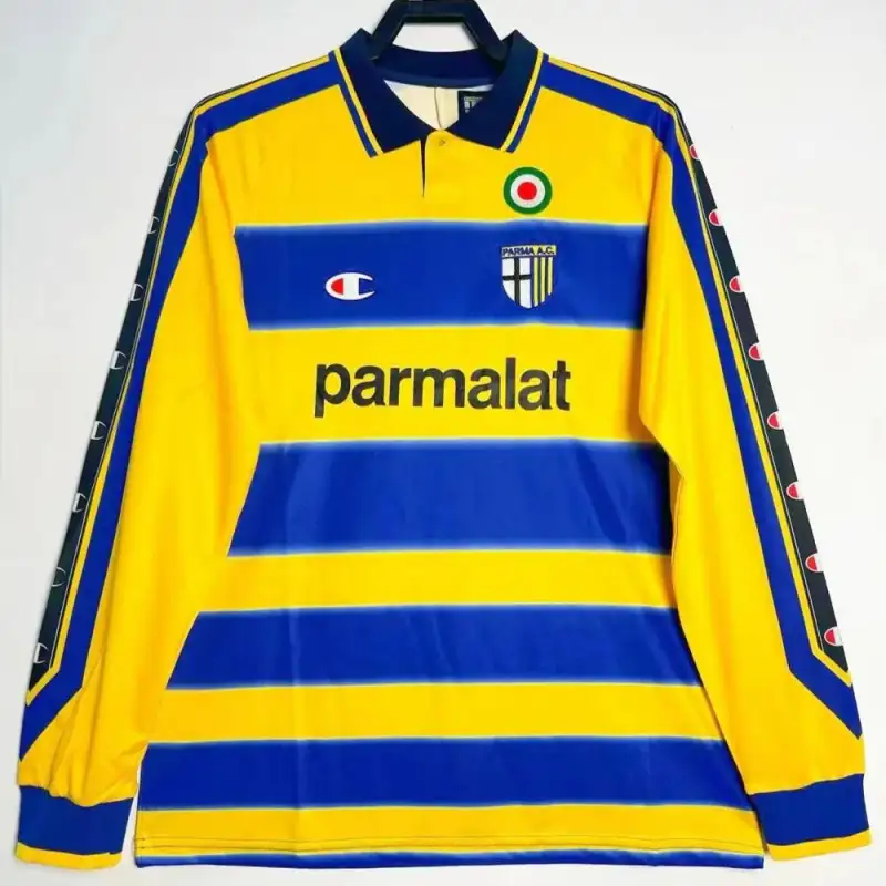 Retro 99/00 Parma Home Jersey Long Sleeves