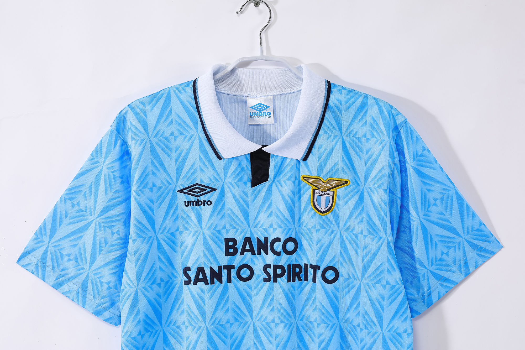 Retro Lazio 91/92 Home Kit X-XXl 3