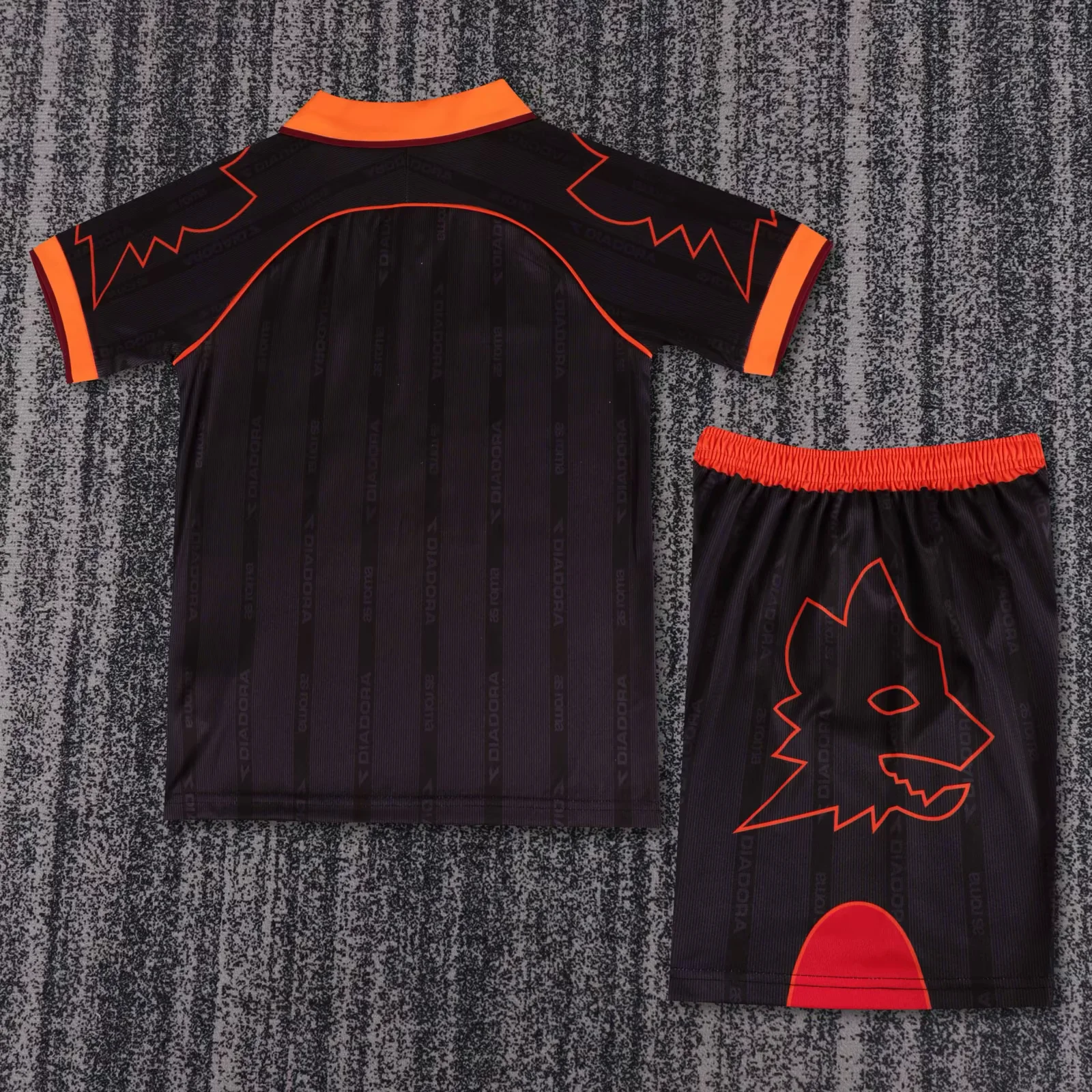 Kids Retro Kit Roma1999-00 Away