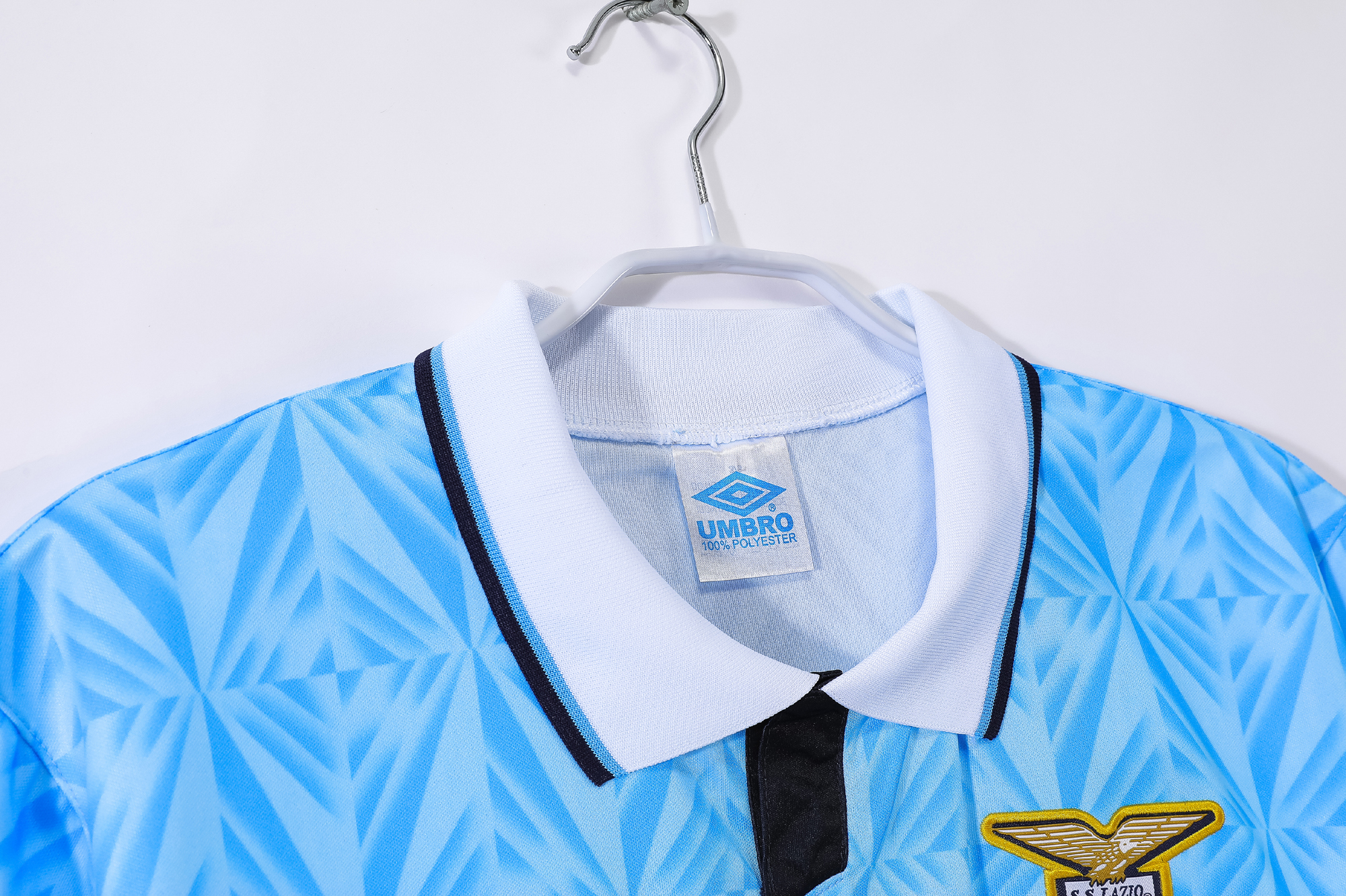 Retro Lazio 91/92 Home Kit X-XXl 4