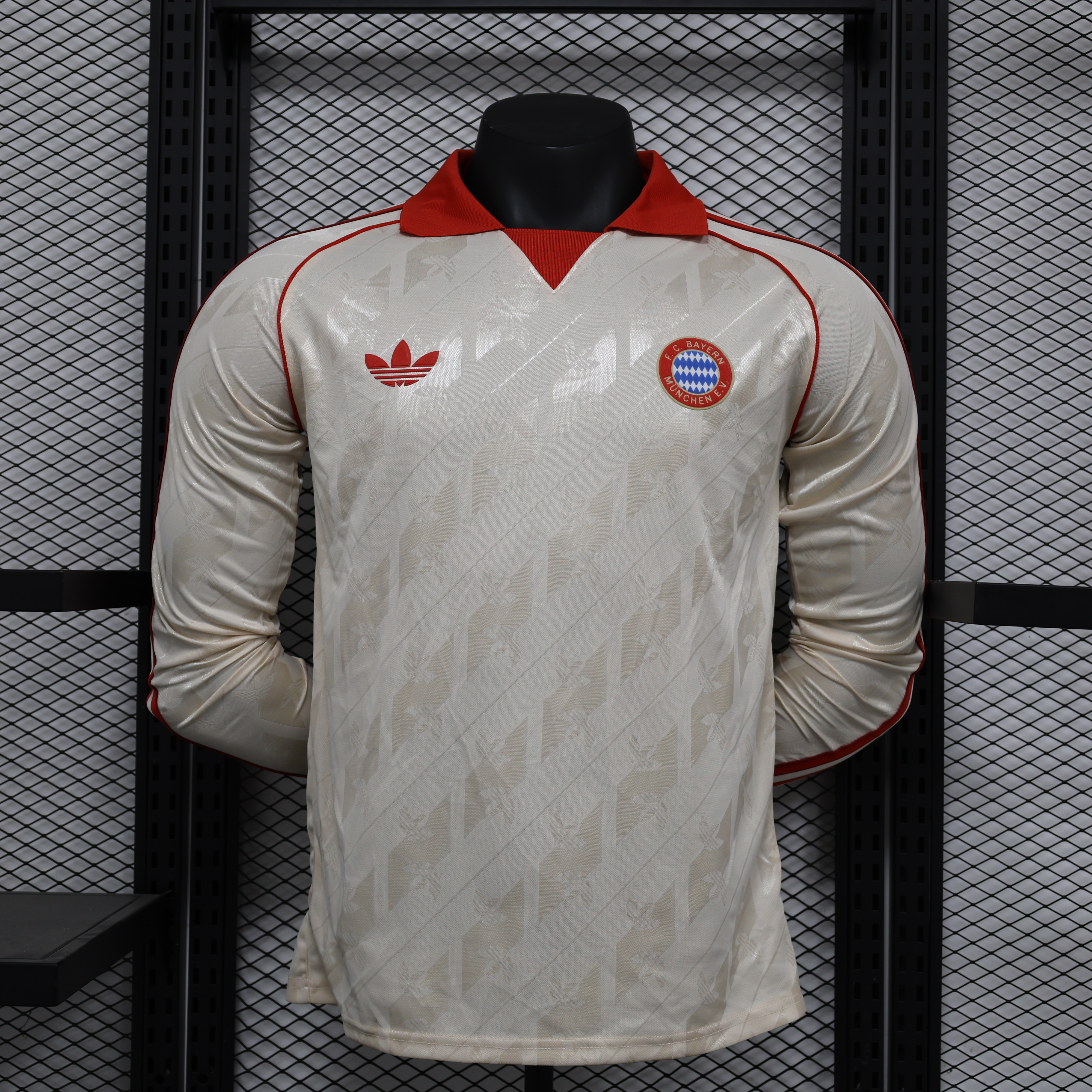 Retro Bayern long sleeves Jersey