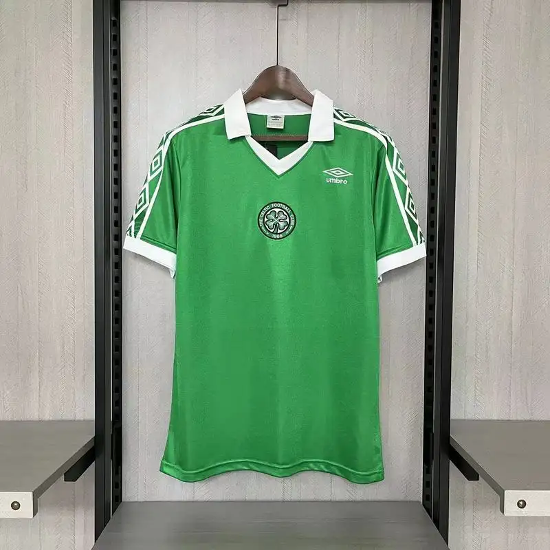 Retro 1980 CELTIC HOME JERSEY S-XXL