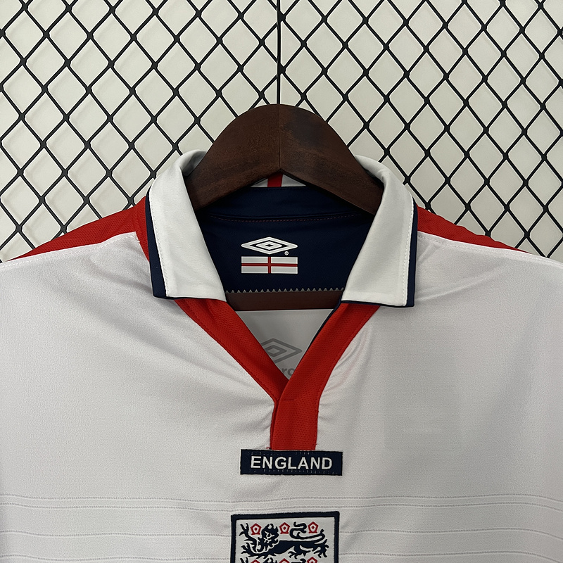 Retro 2004 England Home Kit S-XXL 4