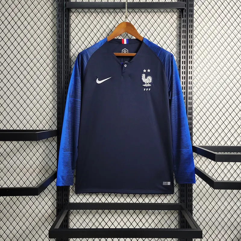 France 2018 World Cup Home Jersey Long sleeves S-XXL