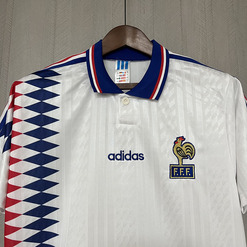 Retro  France 1994 Away White 3
