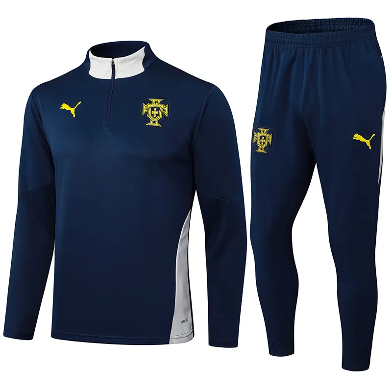 Adult 2526 Portugal half zipper Training suit