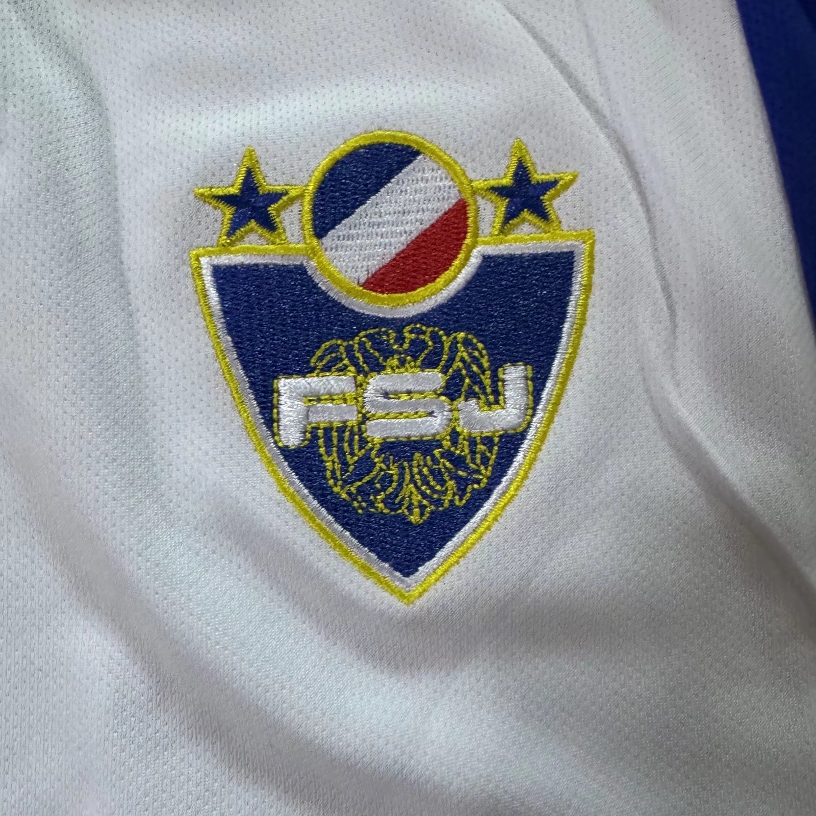 Retro 2000 Yugoslavia Away  with patches Size: S-XXL 4