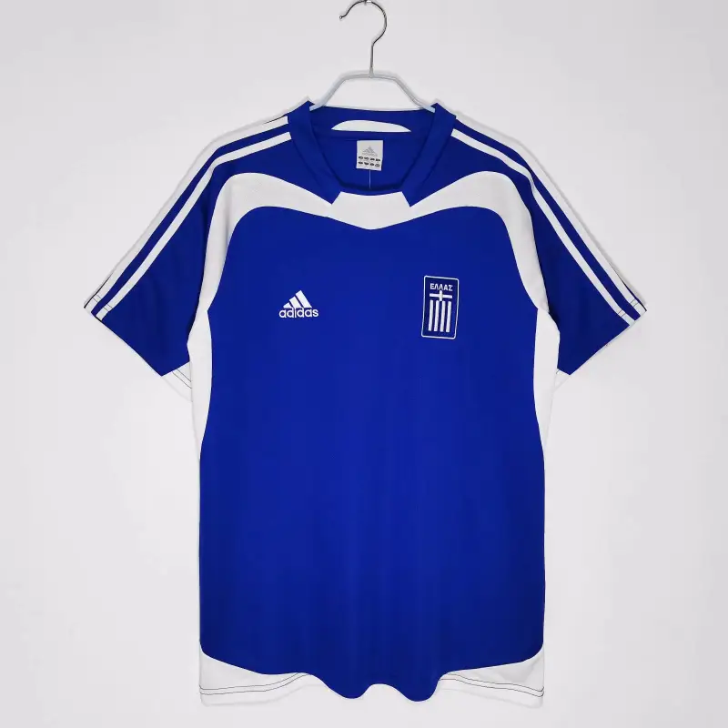 Retro 2004 Greece Home Jersey S-XXL
