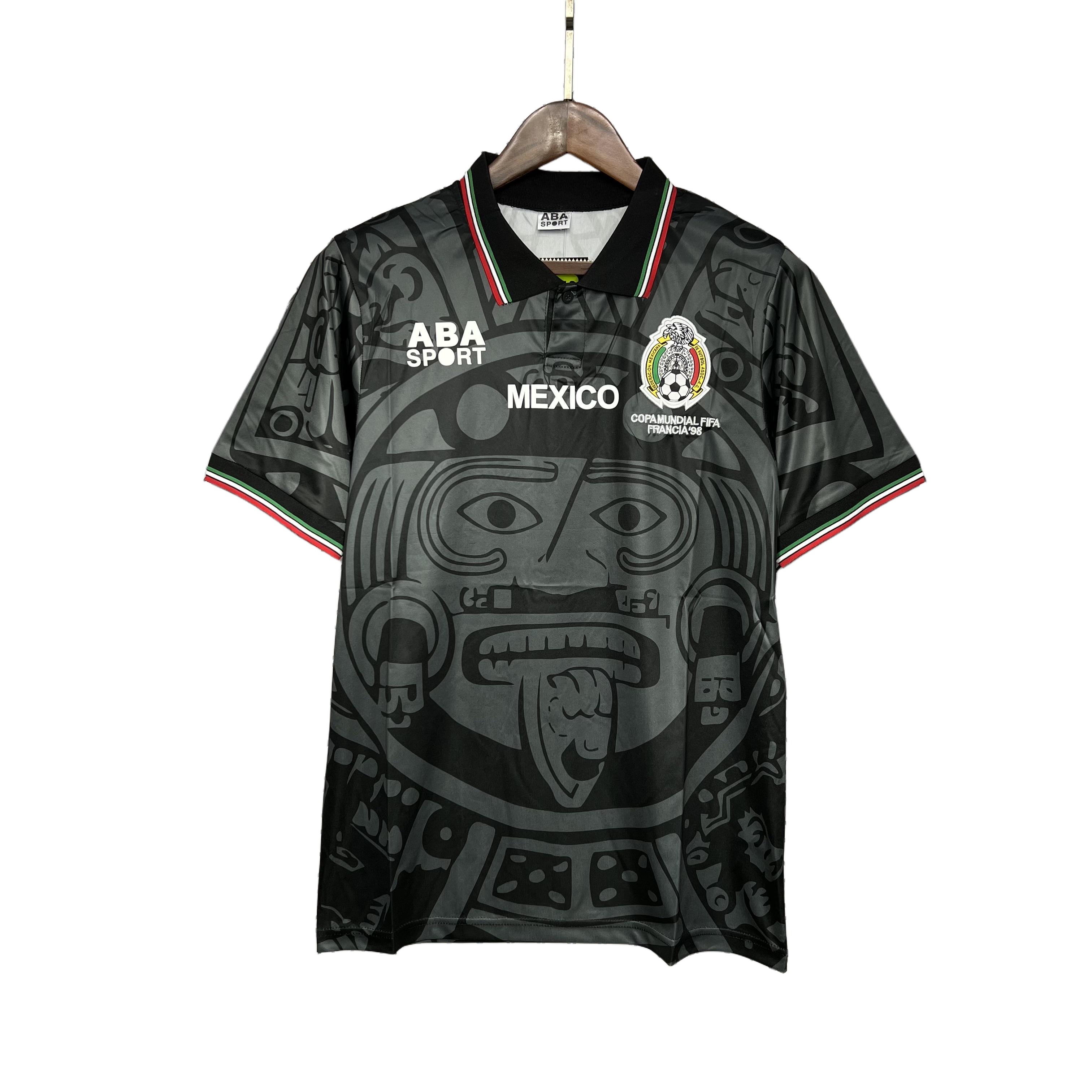 Retro Mexico 1998 Black S-XXL