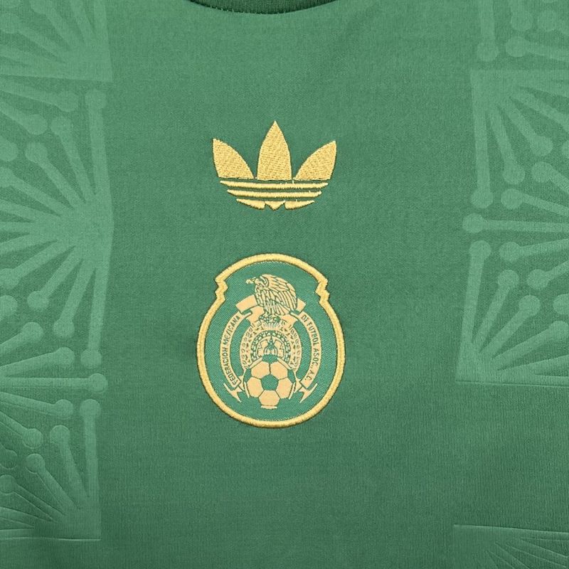 Kids Mexico 25/26 Gold Cup Kit Green 16-28 3