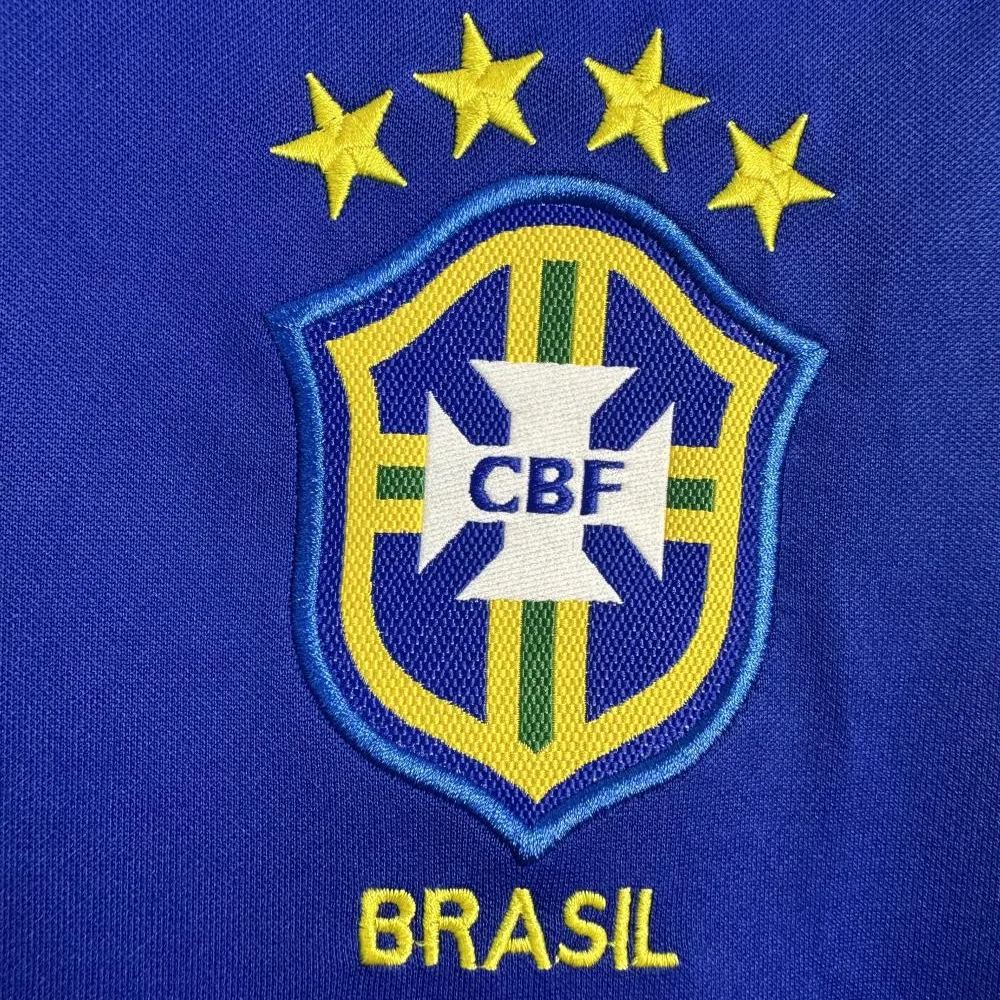 Retro 1998 Brasil Away Long Sleeves size S-XXL 3