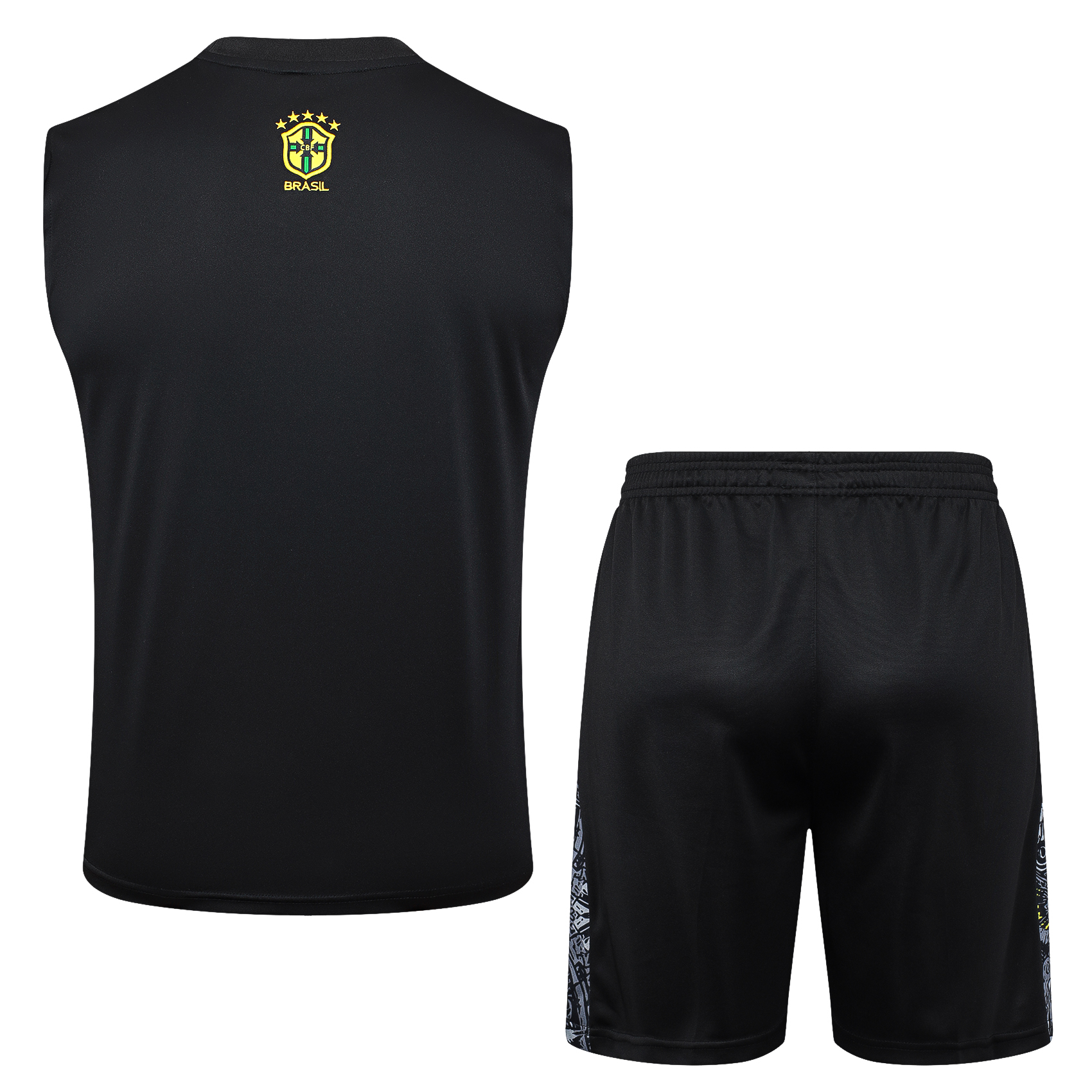 Brasil Sleevesless Training Suit Black D1215