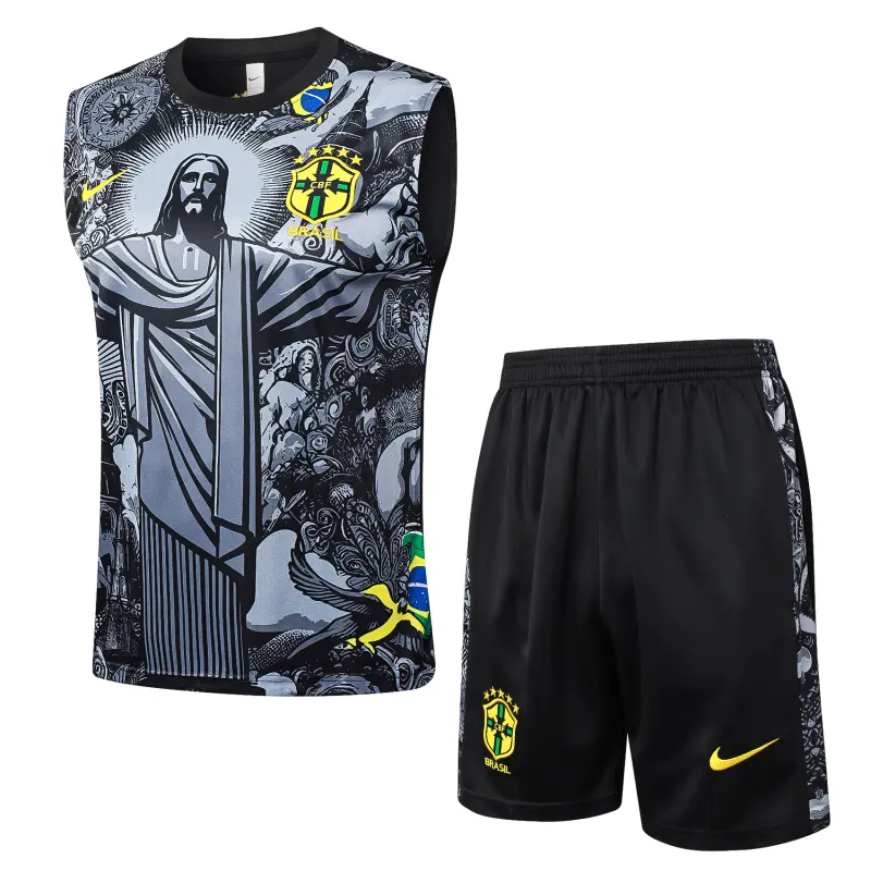 Brasil Sleevesless Training Suit Black D1215