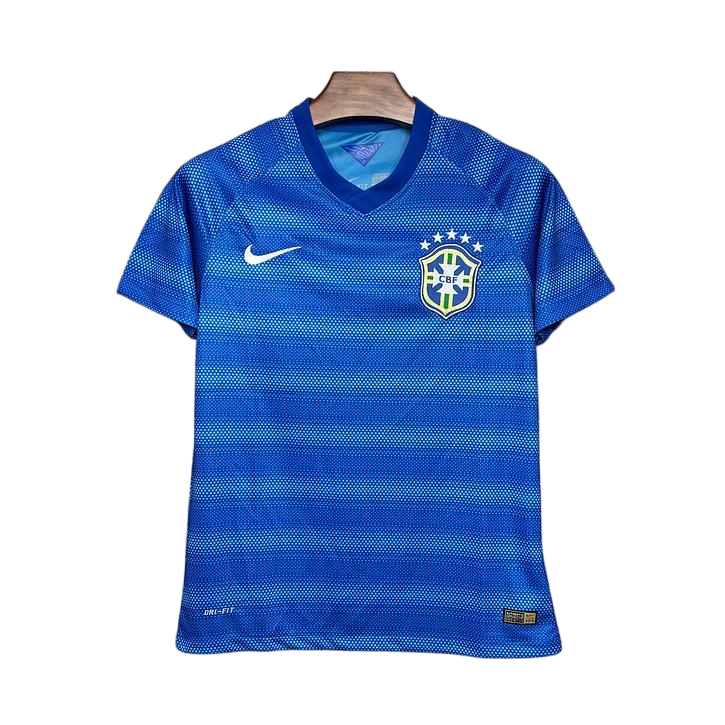 Retro Brazil 2014 Away Blue
