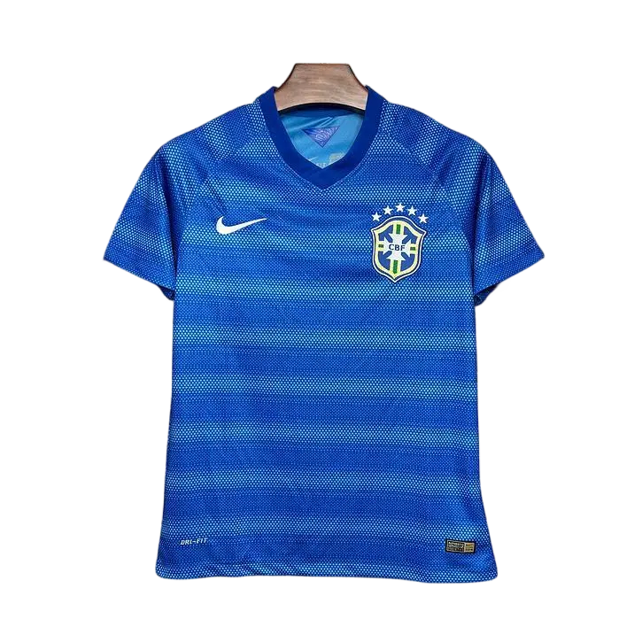 Retro Brazil 2014 Away Blue