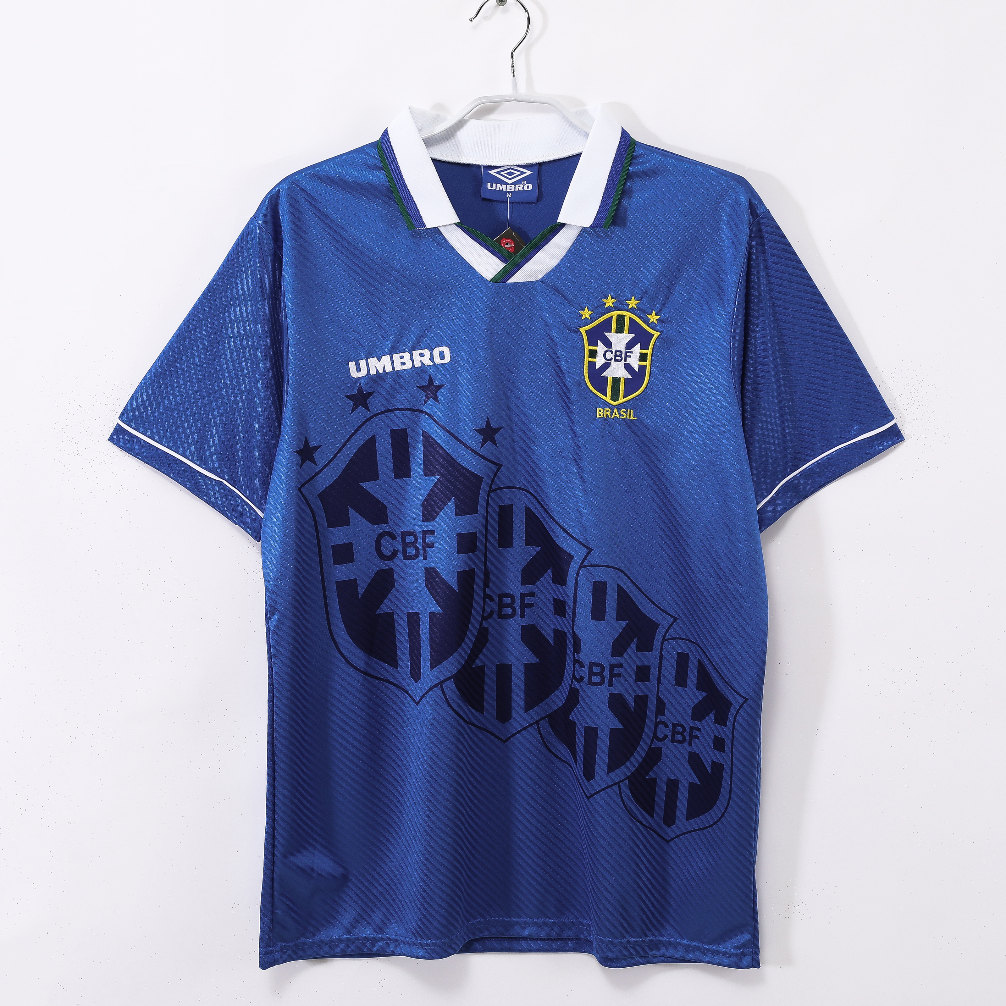 Retro Brazil 1996 Away Blue
