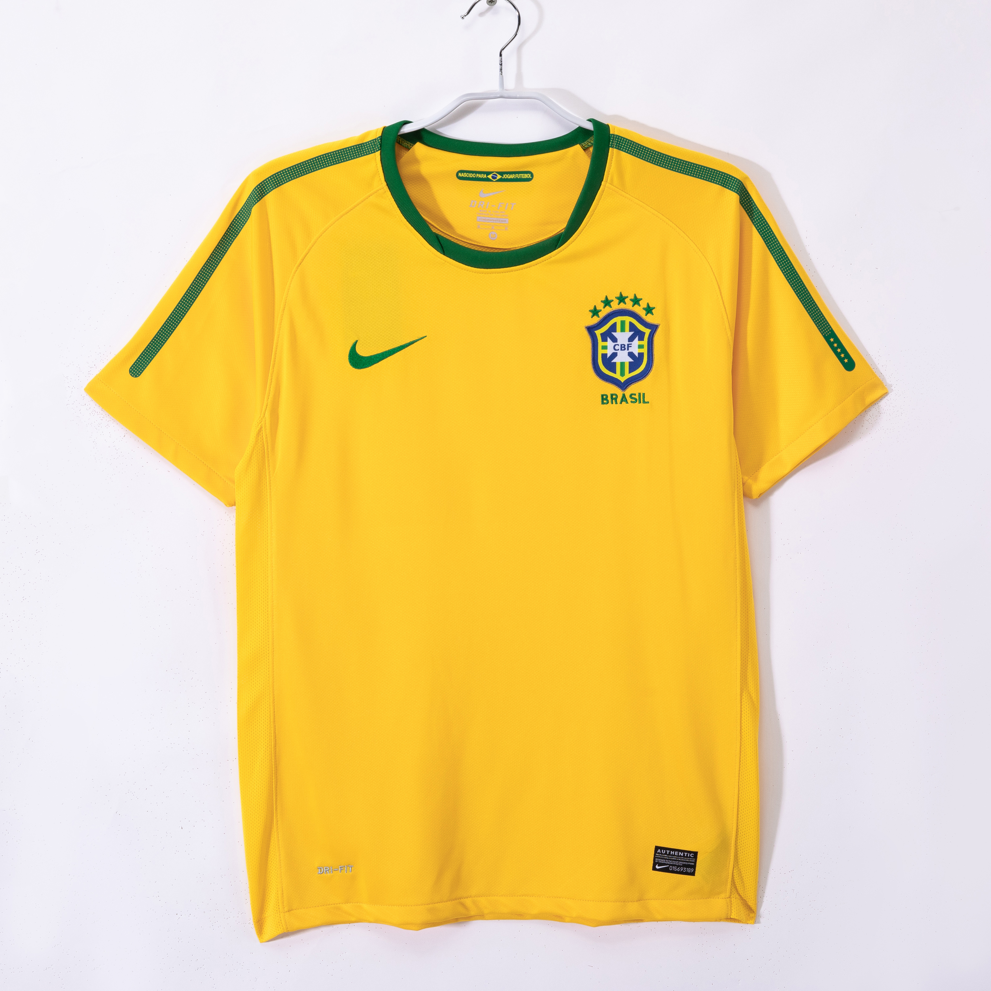 Retro Brazil 2010 Home Yellow