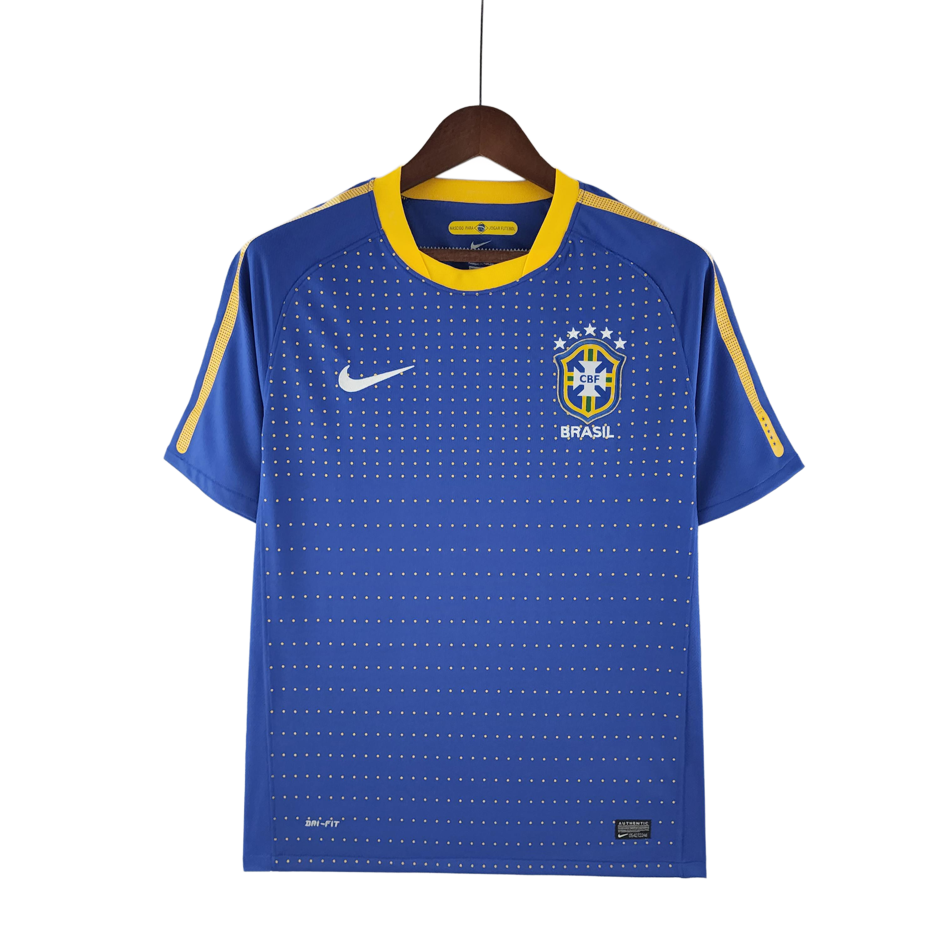 Retro Brazil 2010 Away Blue