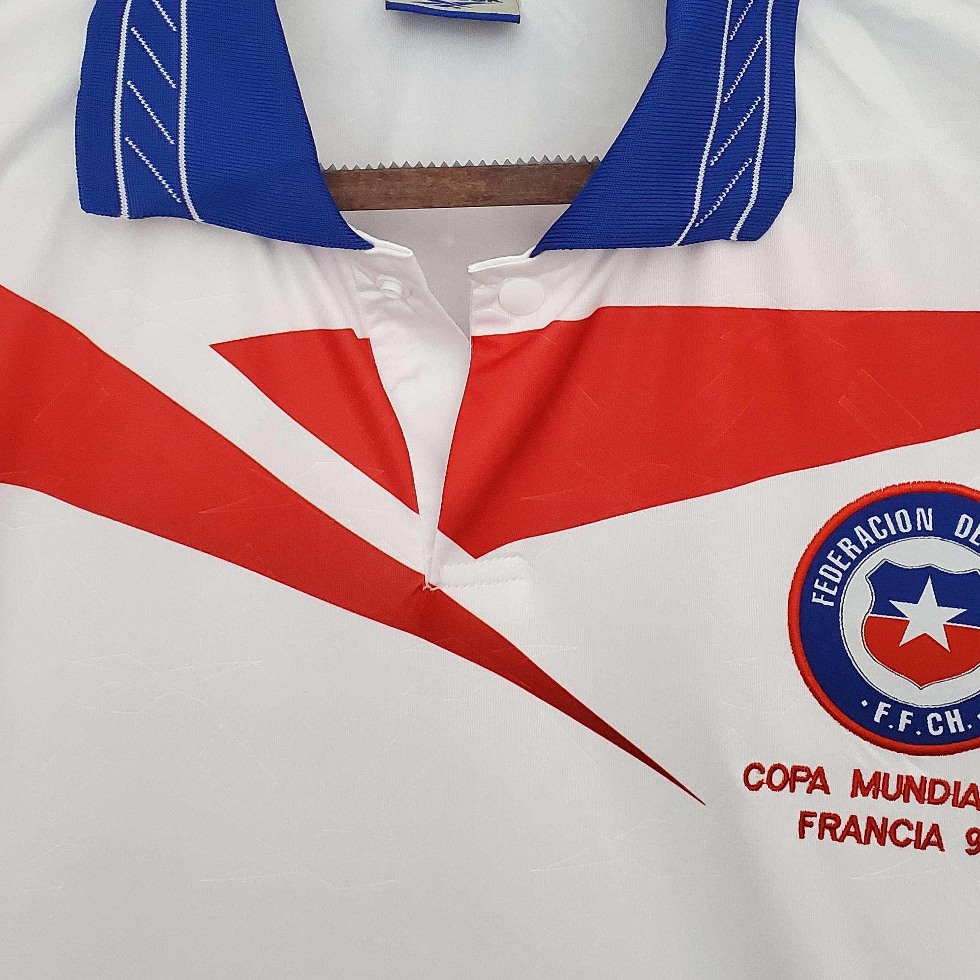 Retro Chile 1998 Away Long Sleeves S-XXL 3