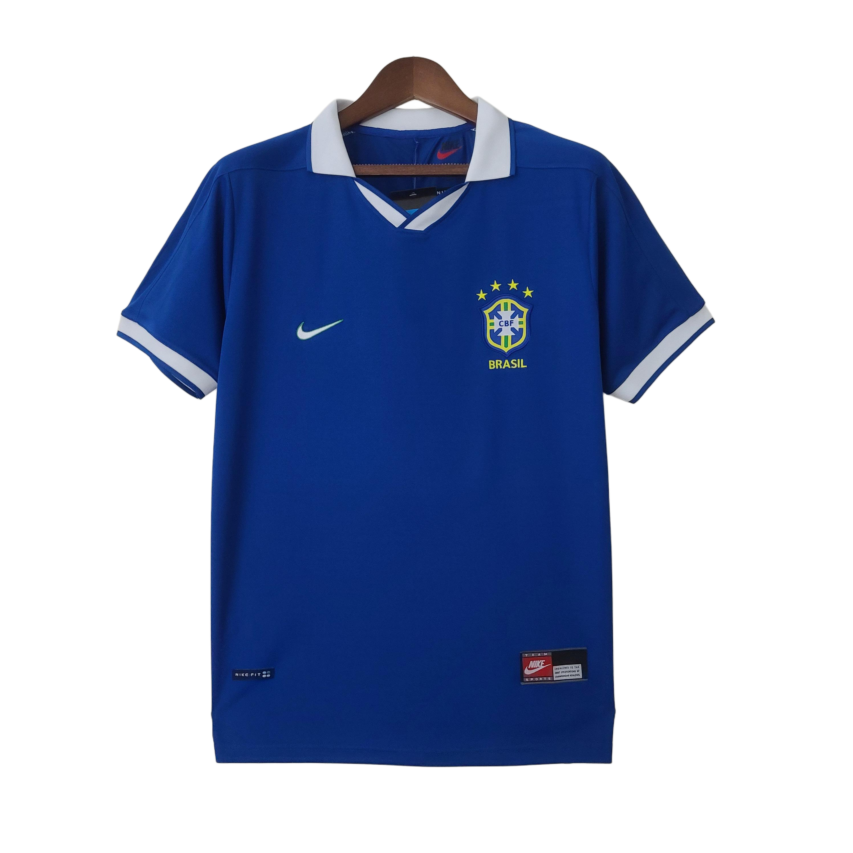 Retro Brazil 1997 Away Blue