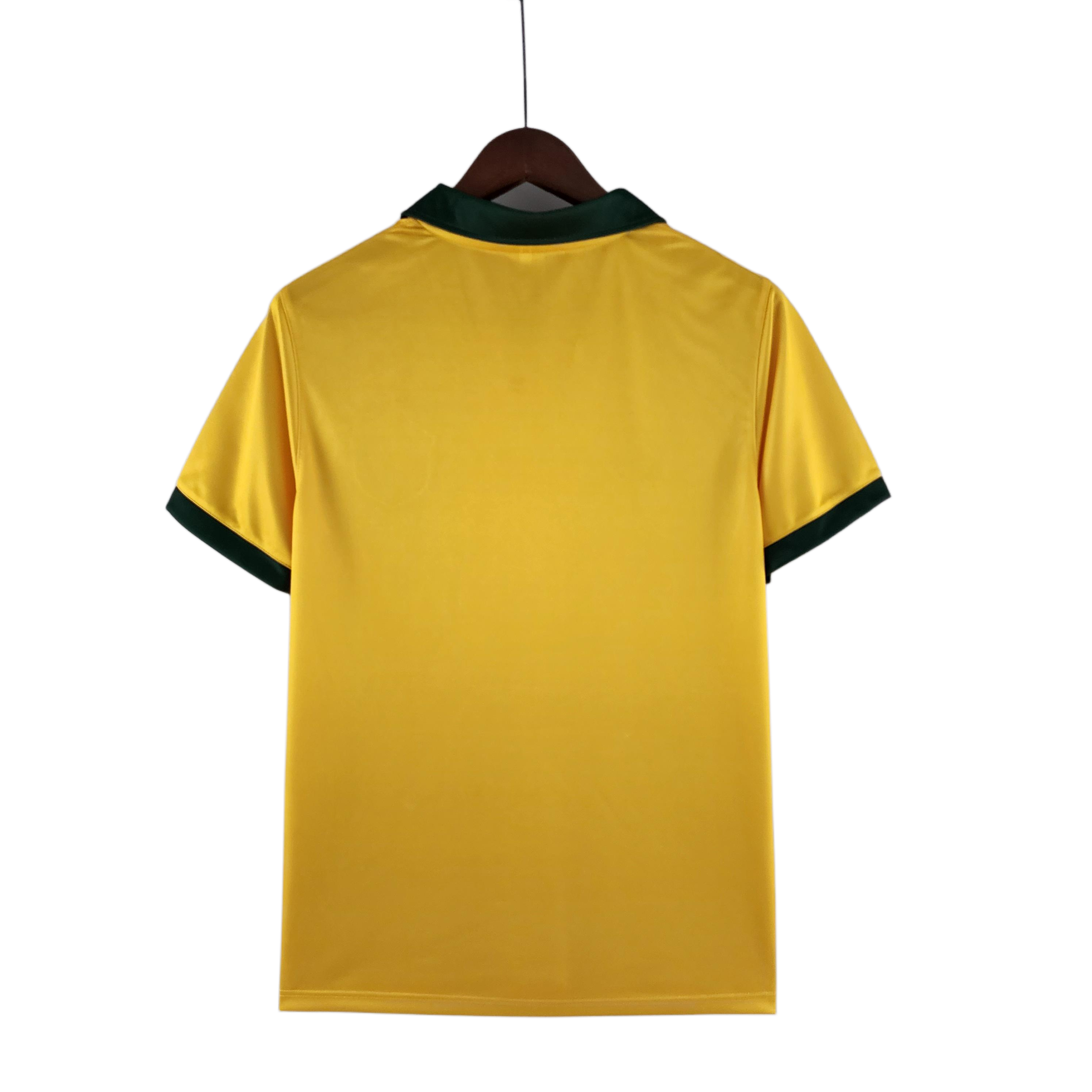 Retro Brazil 1988 Home Yellow