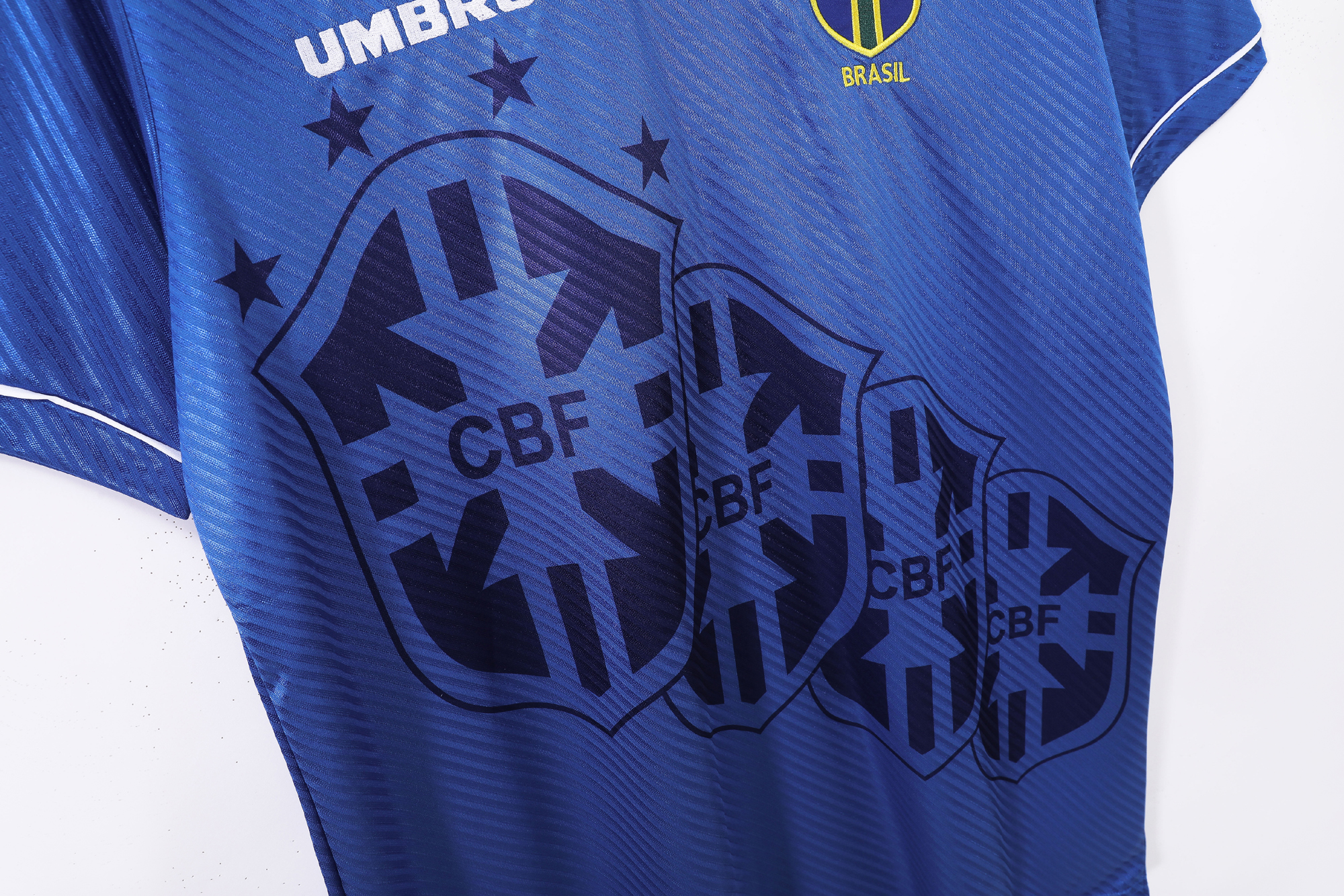 Retro  Brazil 1996 Away Blue 3