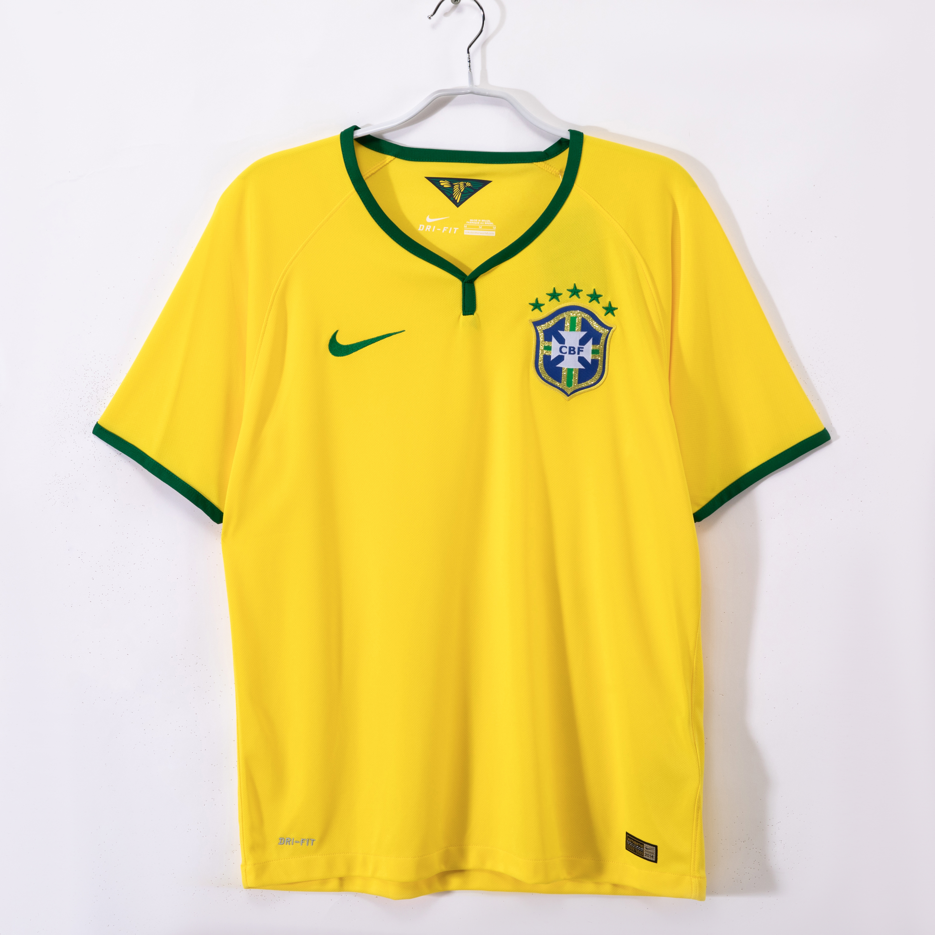 Retro 2014 Brasil Home S-XXL