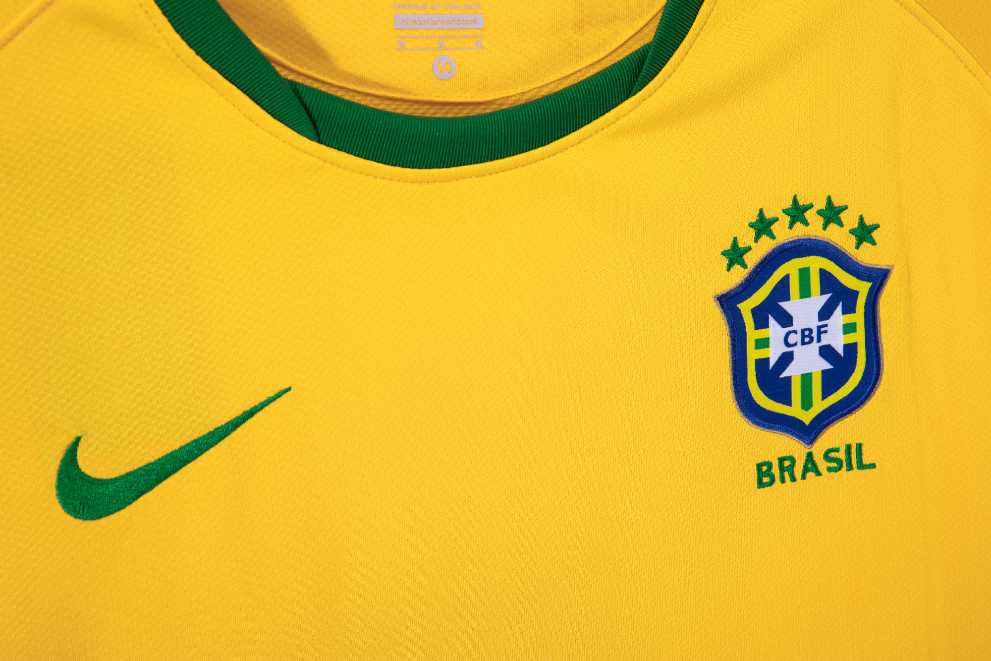 Retro  Brazil 2010 Home Yellow 4