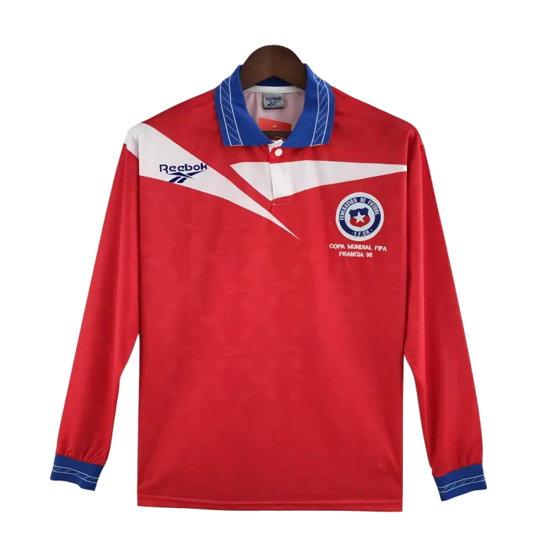 Retro Chile 1998 Home Long Sleeves S-XXL