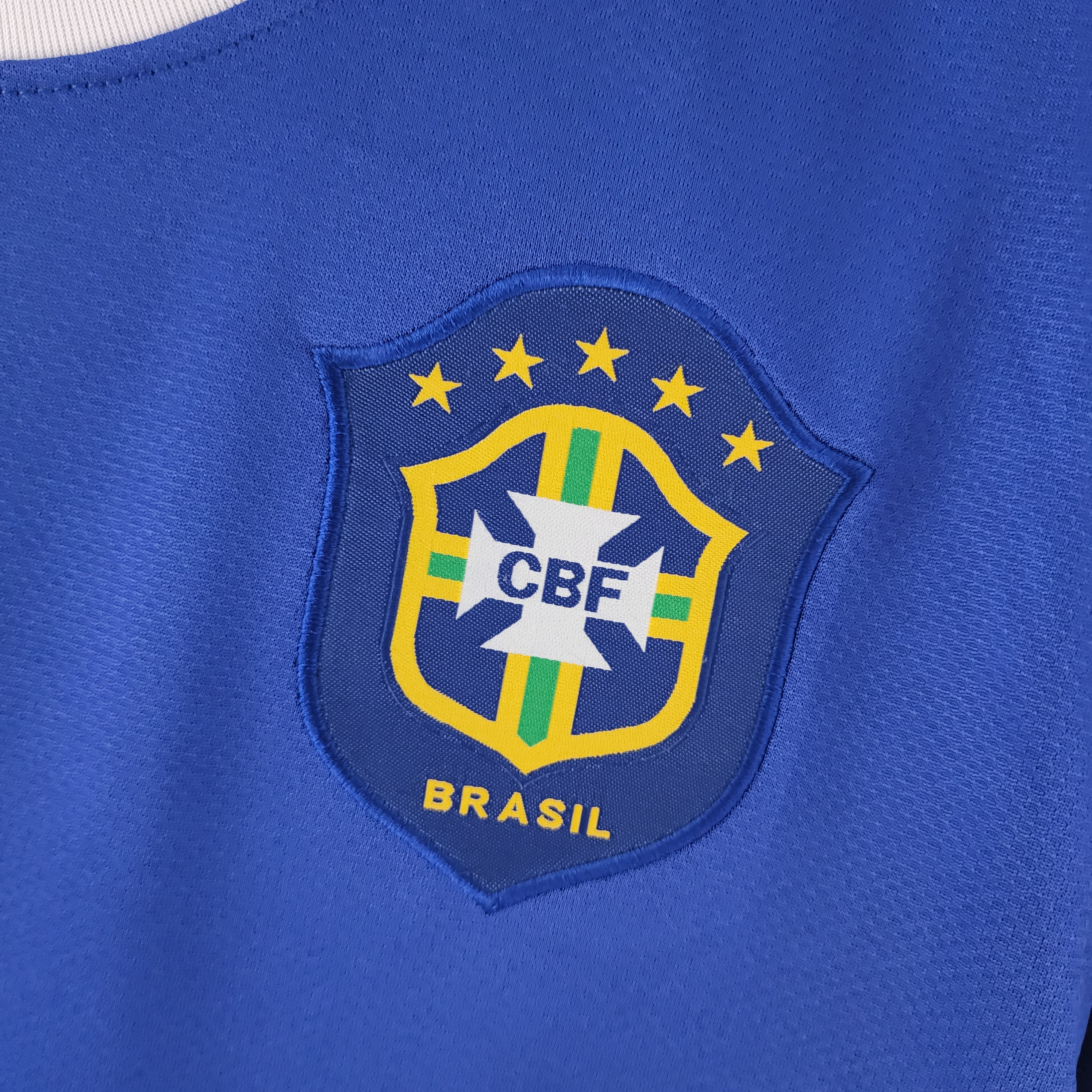 Retro  Brazil 2006 Away Blue 3