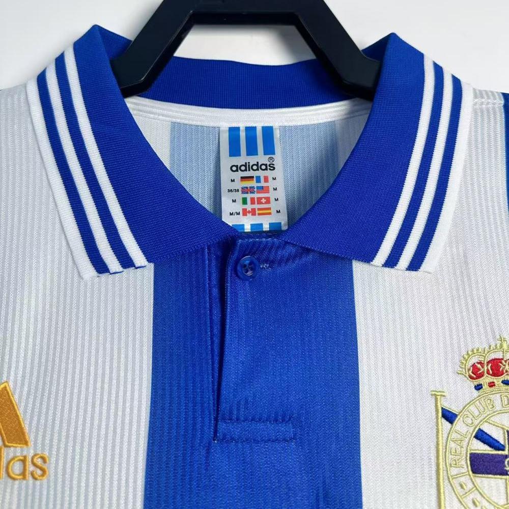 Retro Deportivo La Coruna 1999/2000 Home Long Sleeves 3