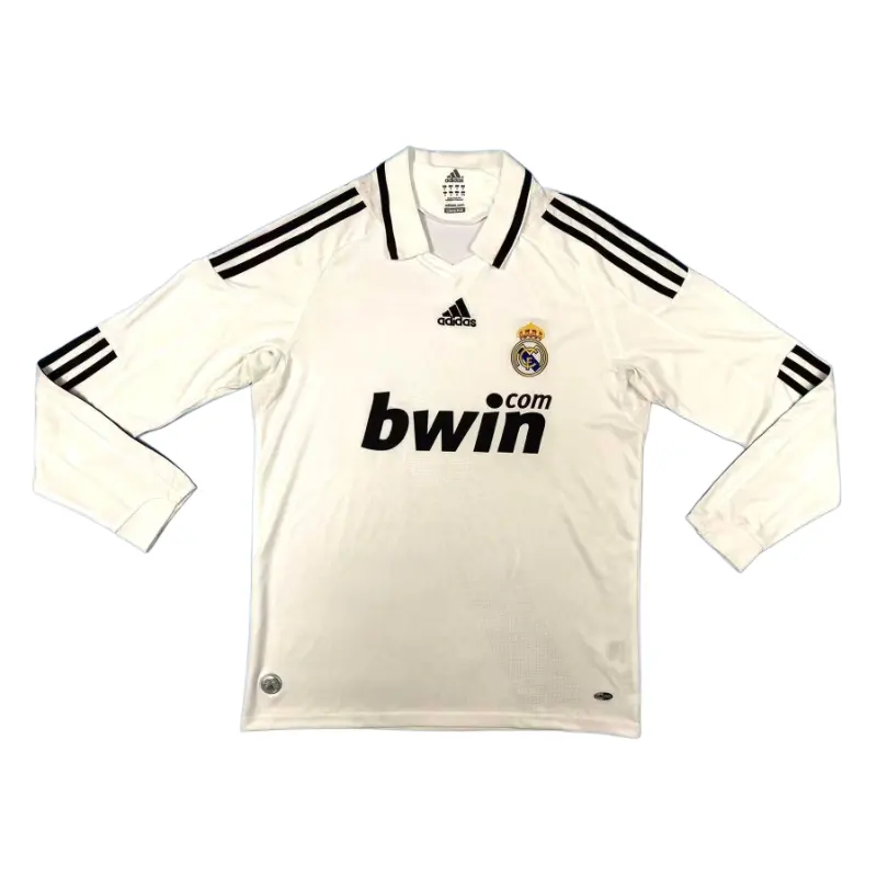 Retro Real Madrid 2008/09 Home Long Sleeves