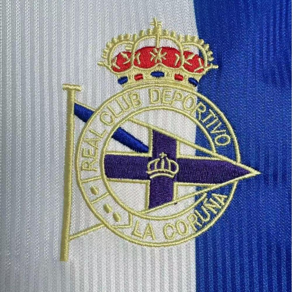 Retro Deportivo La Coruna 1999/2000 Home Long Sleeves 4