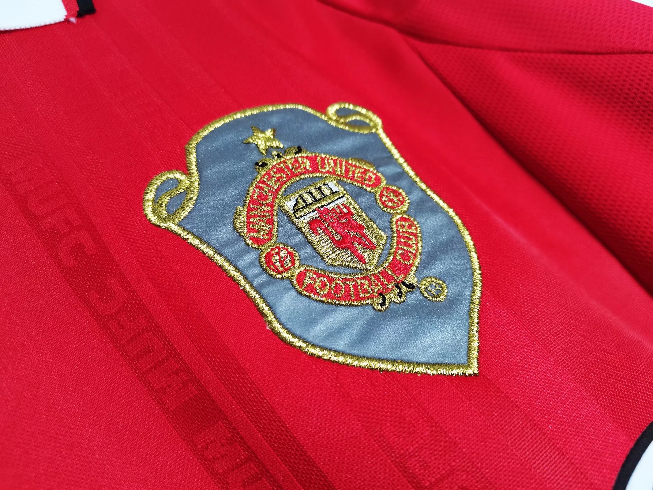 Retro Manchester United 1999 Final Home Long Sleeves 4