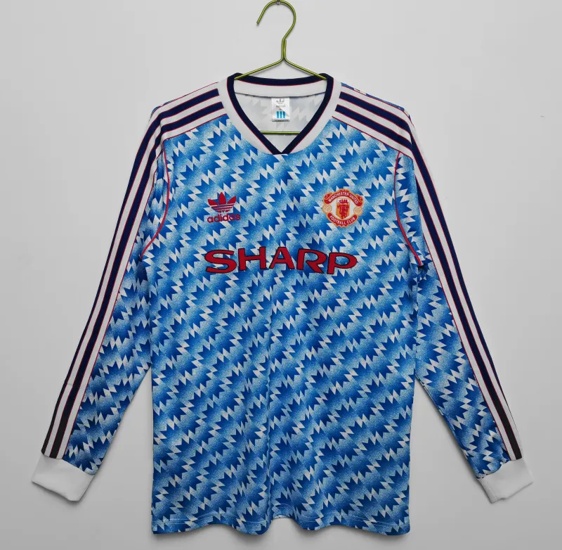 Retro Manchester United 1990/92 Away Long Sleeves
