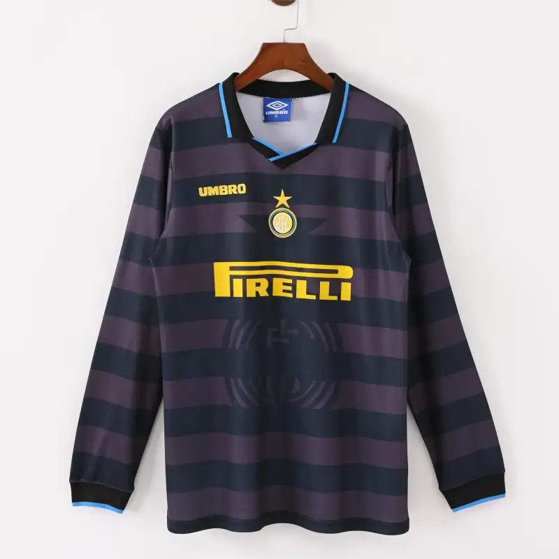 Retro 97/98 Inter Milan Third Kit Long Sleeves S-XXL