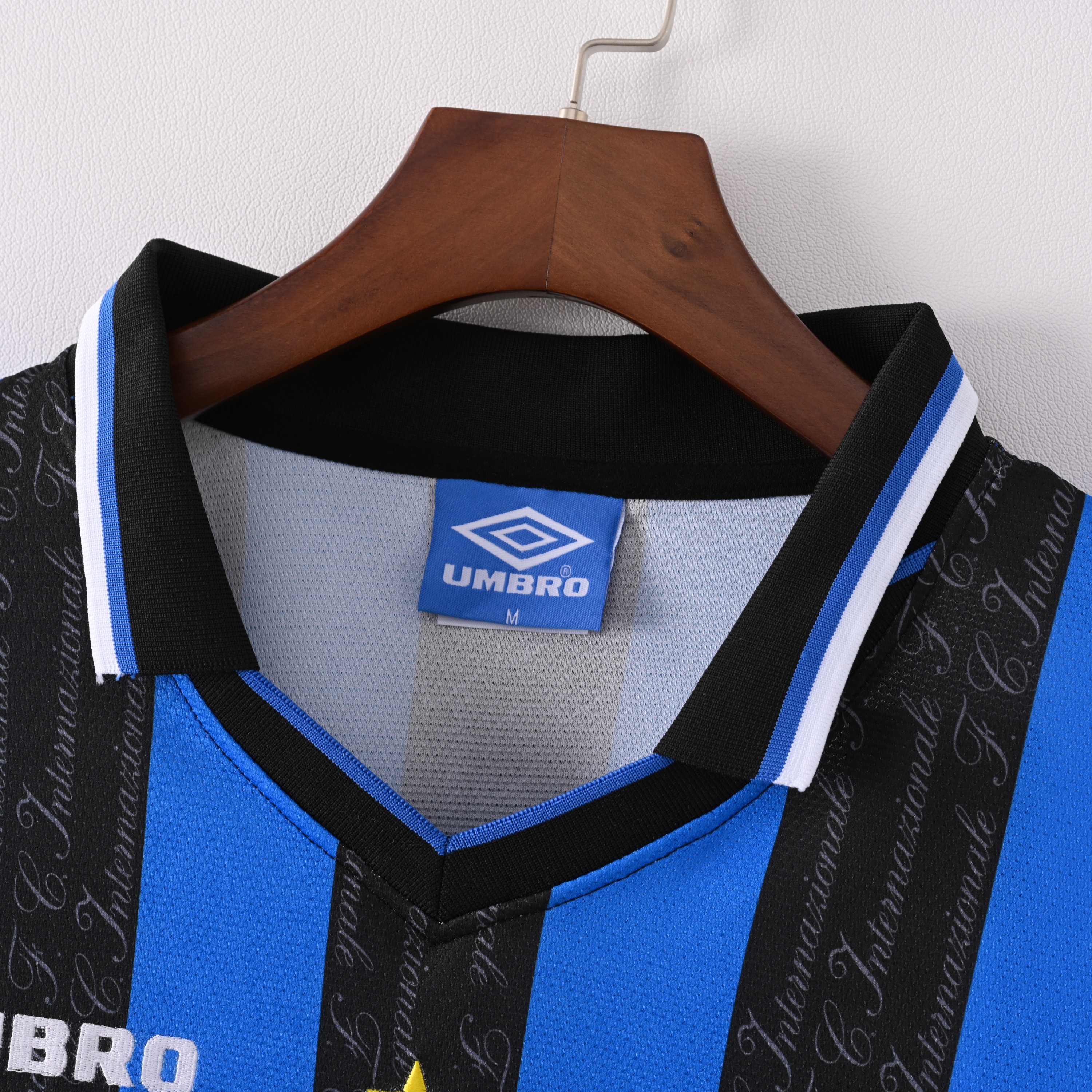 Retro Inter Milan 97/98 Home Long Sleeves 4