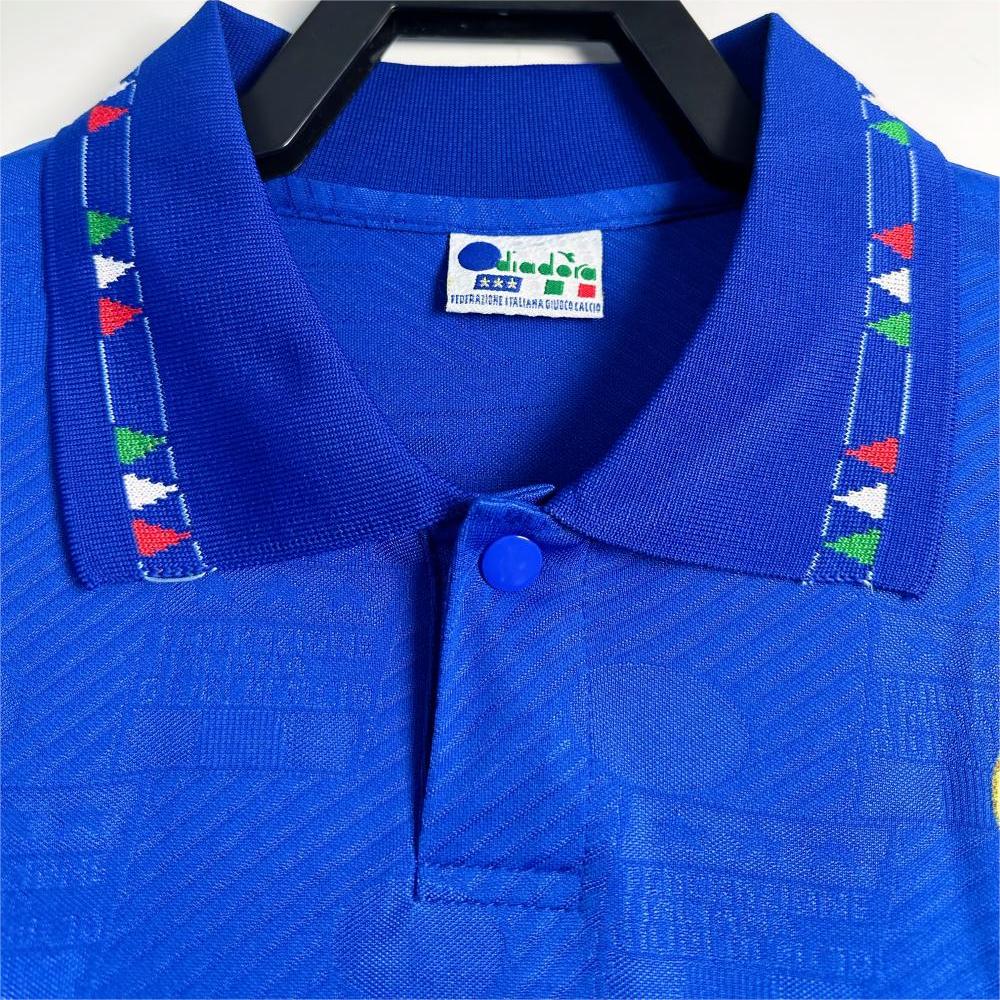 Retro Italy 1994 Home Blue Long Sleeves 3