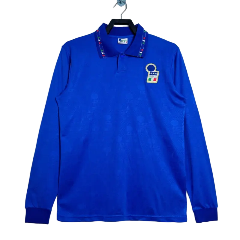 Retro Italy 1994 Home Blue Long Sleeves