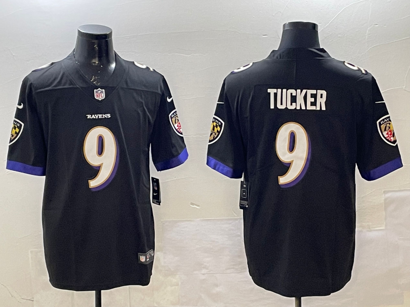 Baltimore Ravens #9 Black