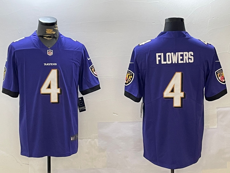 Baltimore Ravens #4 Purple