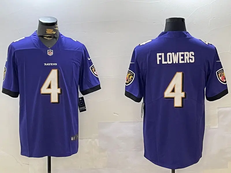 Baltimore Ravens #4 Purple