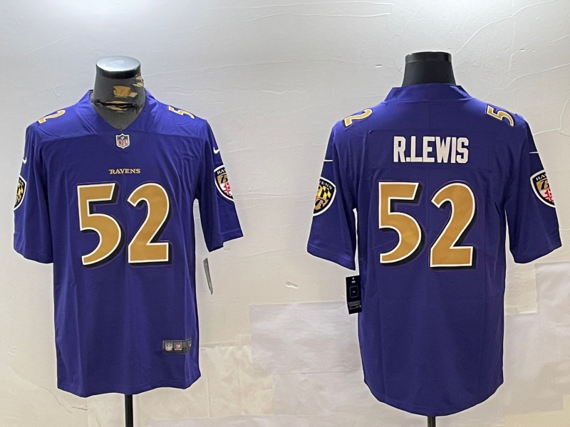 Baltimore Ravens #52 Purple