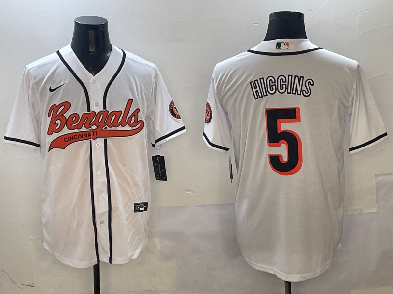 Cincinnati Bengals #5 WHITE