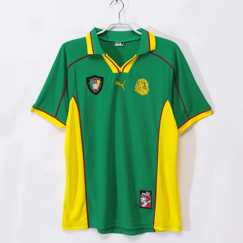 Retro Cameroon 1998/99 Home Green S-XXL