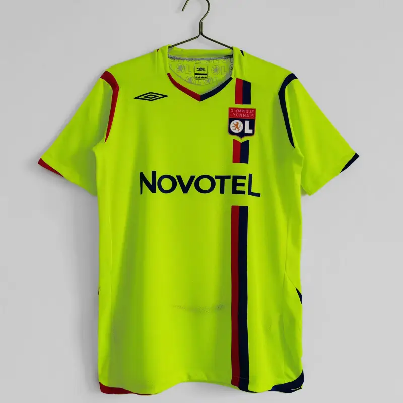 Retro Olympique Lyonnais 08/09 Green Soccer Jersey
