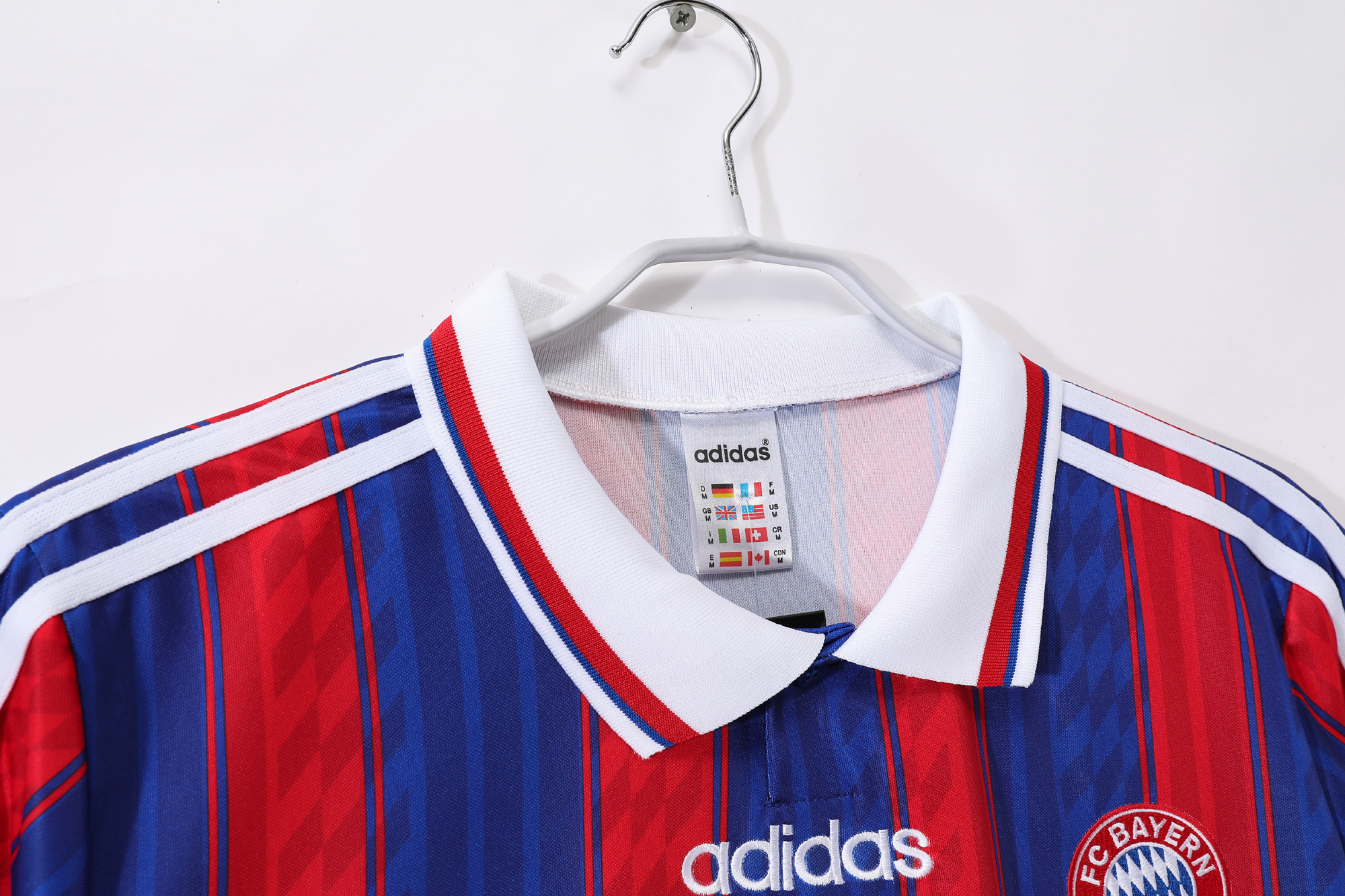 Retro 1995-97 Bayern Munich Home Kit S-XXL 4
