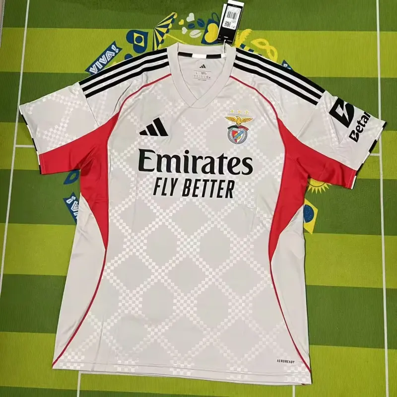 Benfica25/26 Away Beige White S-4XL