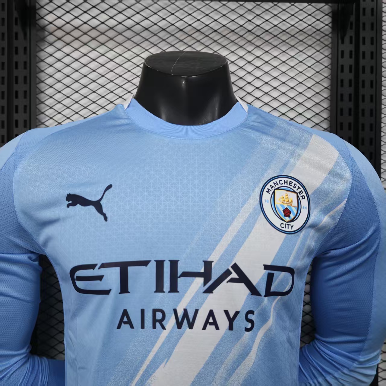 Player Version Man City 25/26 Home Long Sleeves S-XXL 3
